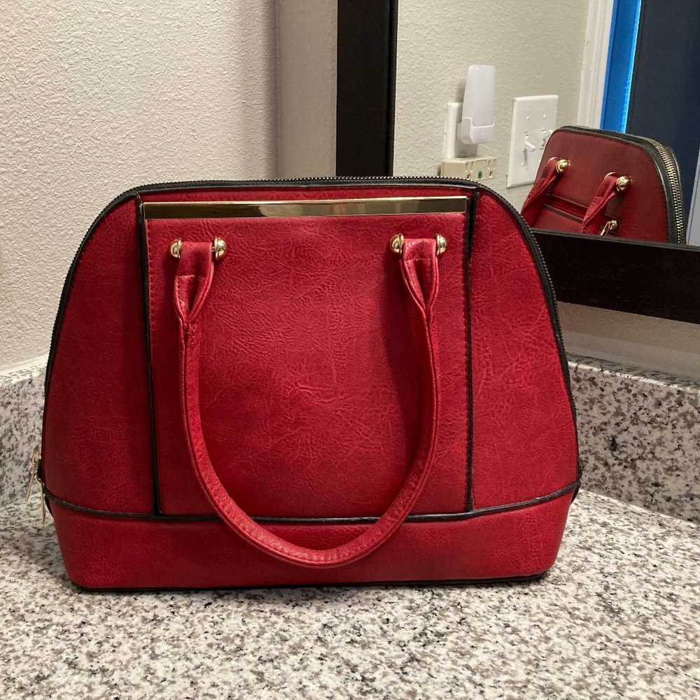 NWT Red Satchel Bag